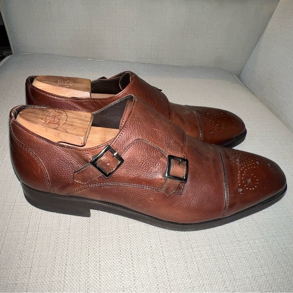 Nettleton Burro(DB) Double Monk Strap Oxford Size 8.5D - Picture 6 of 11